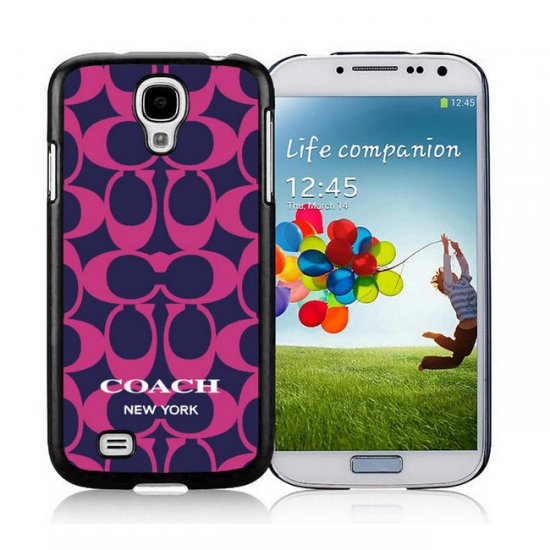 Coach Logo Monogram Purple Samsung Galaxy S4 9500 AUV - Click Image to Close